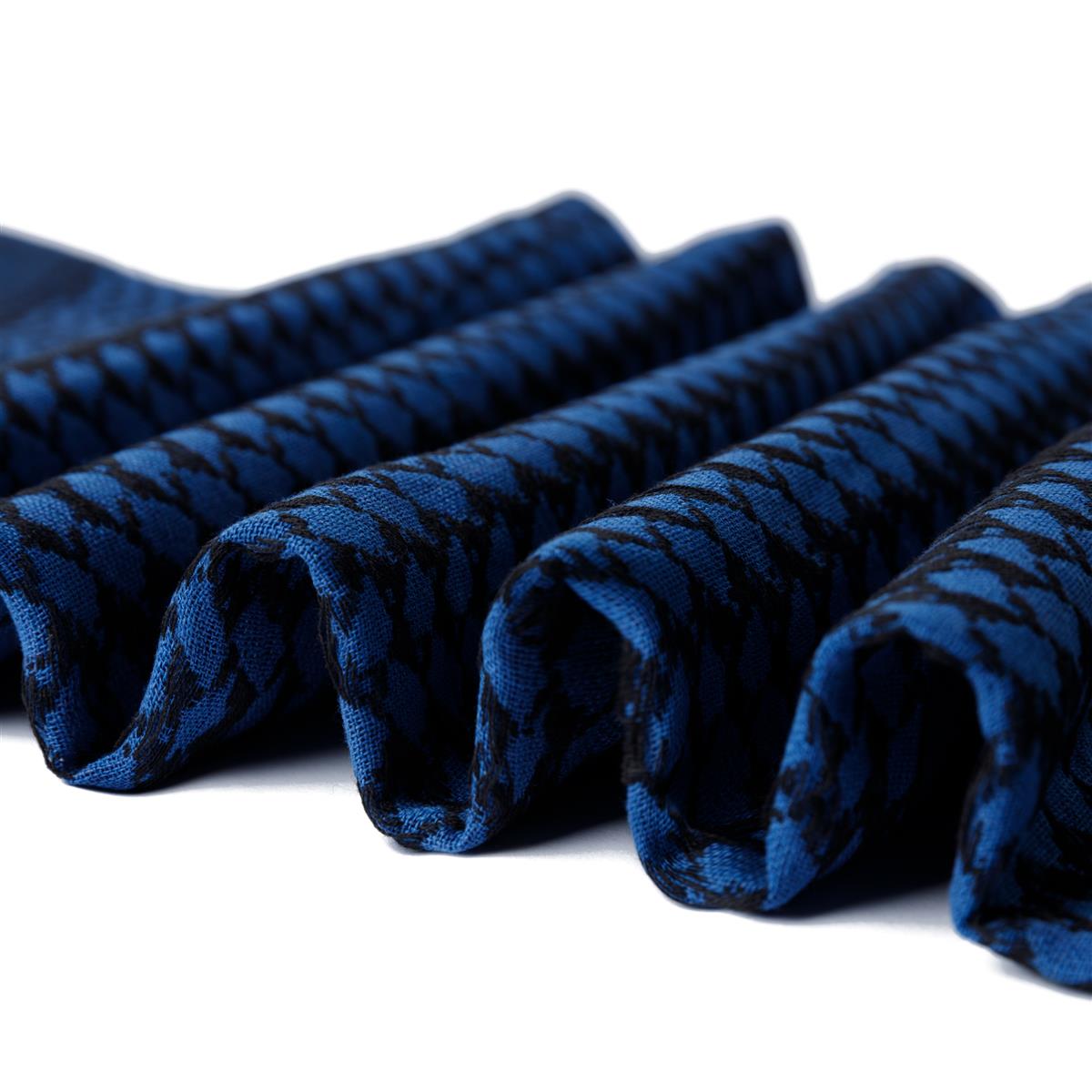 Palästinensertuch Shemagh Kufiya in Schwarz Blau