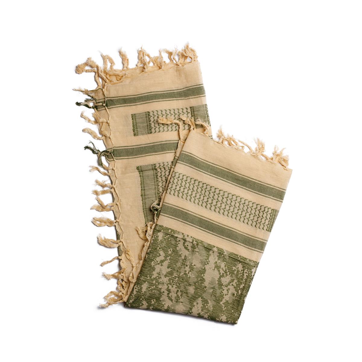 Palästinensertuch Shemagh Kufiya in Camo Sandfarbe