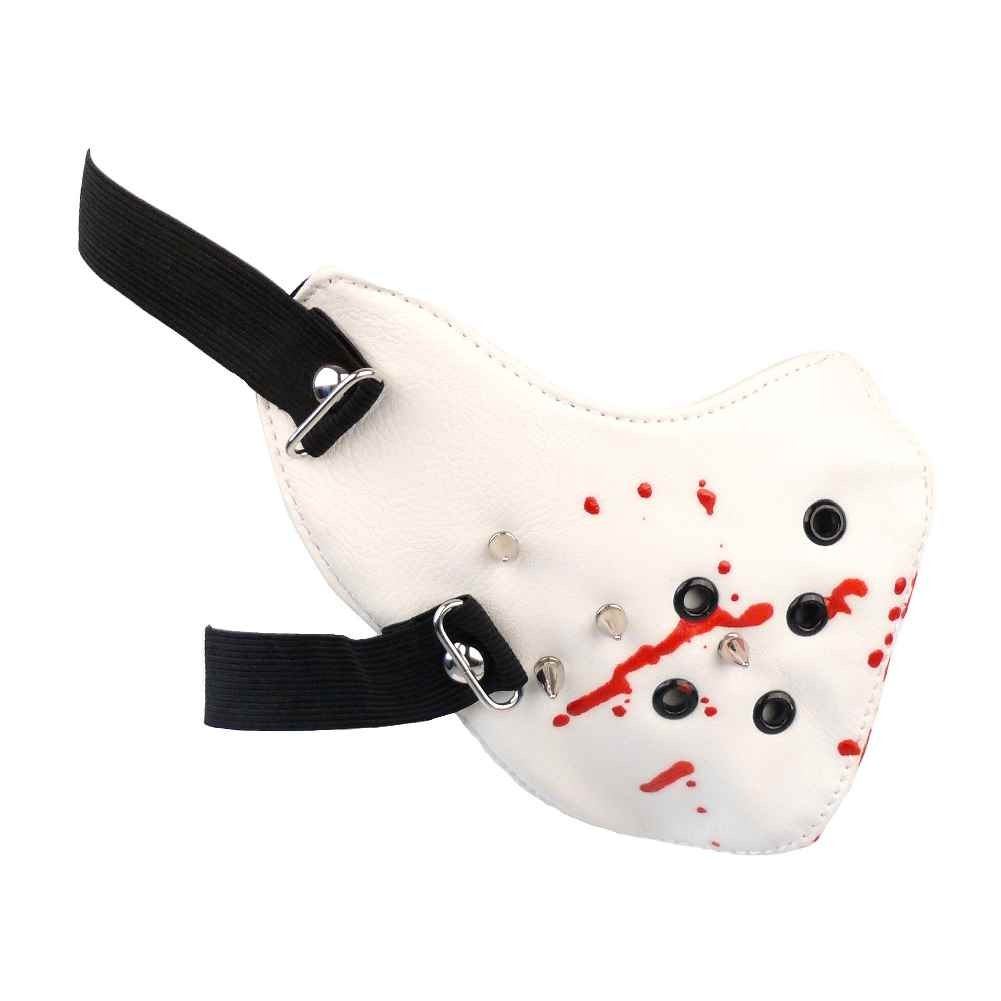 Leatherette Mundmaske Blood Nurse