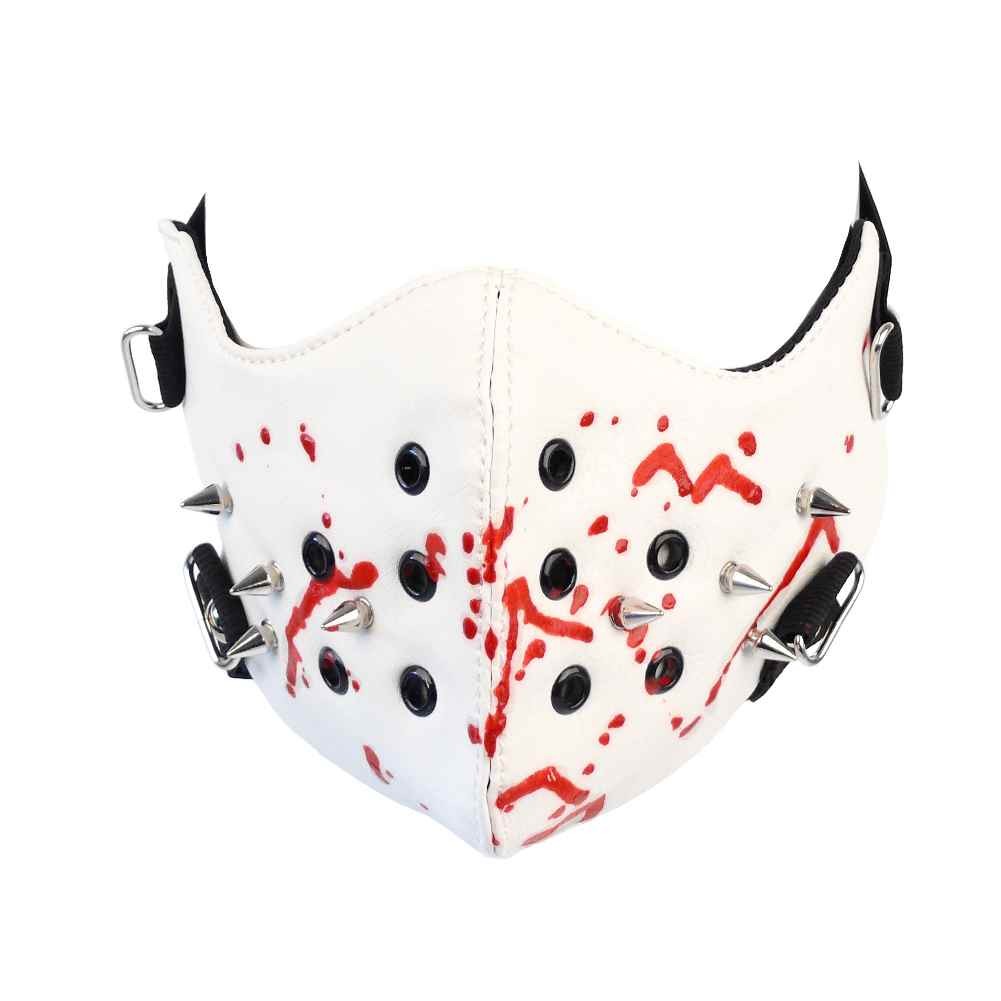 Leatherette Mundmaske Blood Nurse