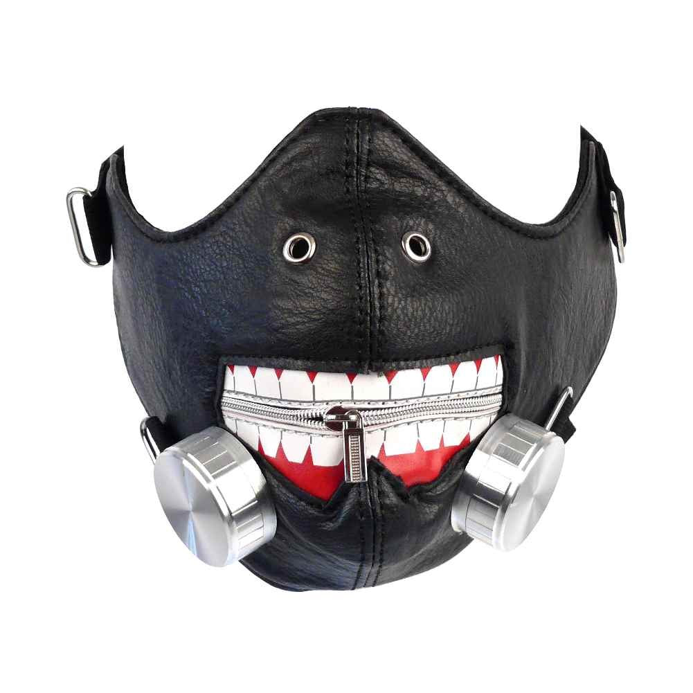 Leatherette Cosplay Mundmaske Kaneki