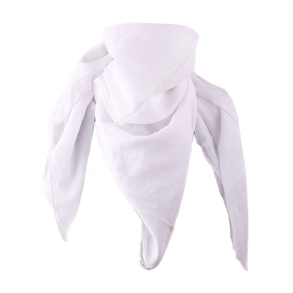 Baumwolltuch Schneeweiß Uni