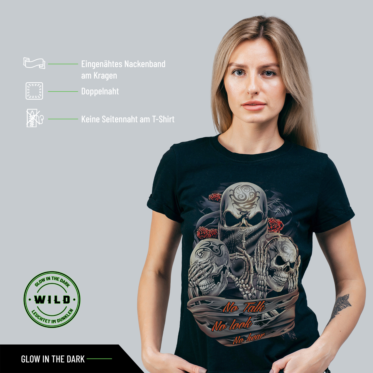 Wild Clothing Tattoo Skull T-Shirt