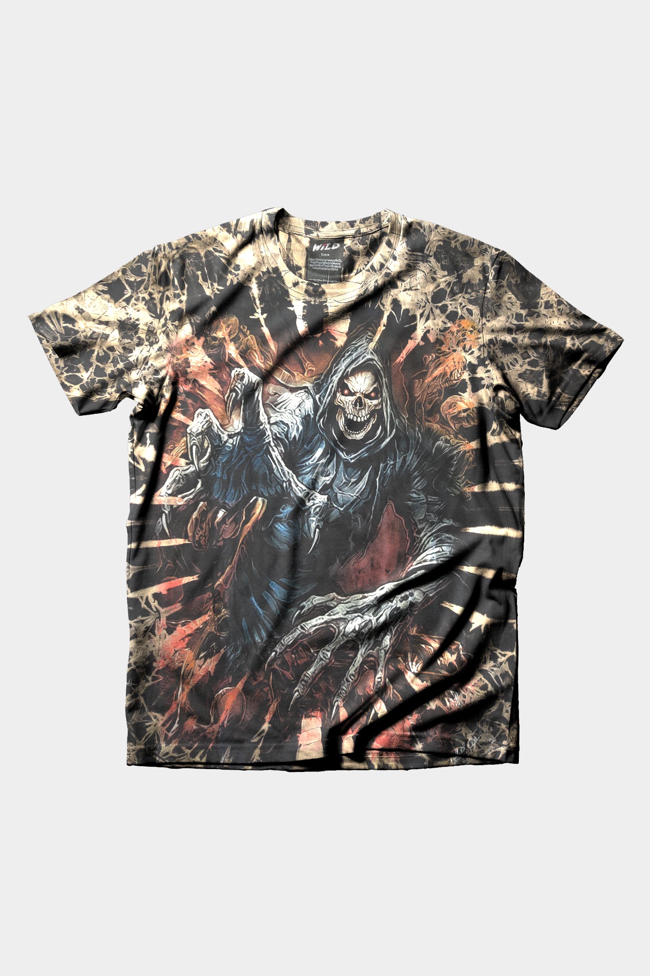 Wild Clothing Tie-Dye mit Death is coming T-Shirt