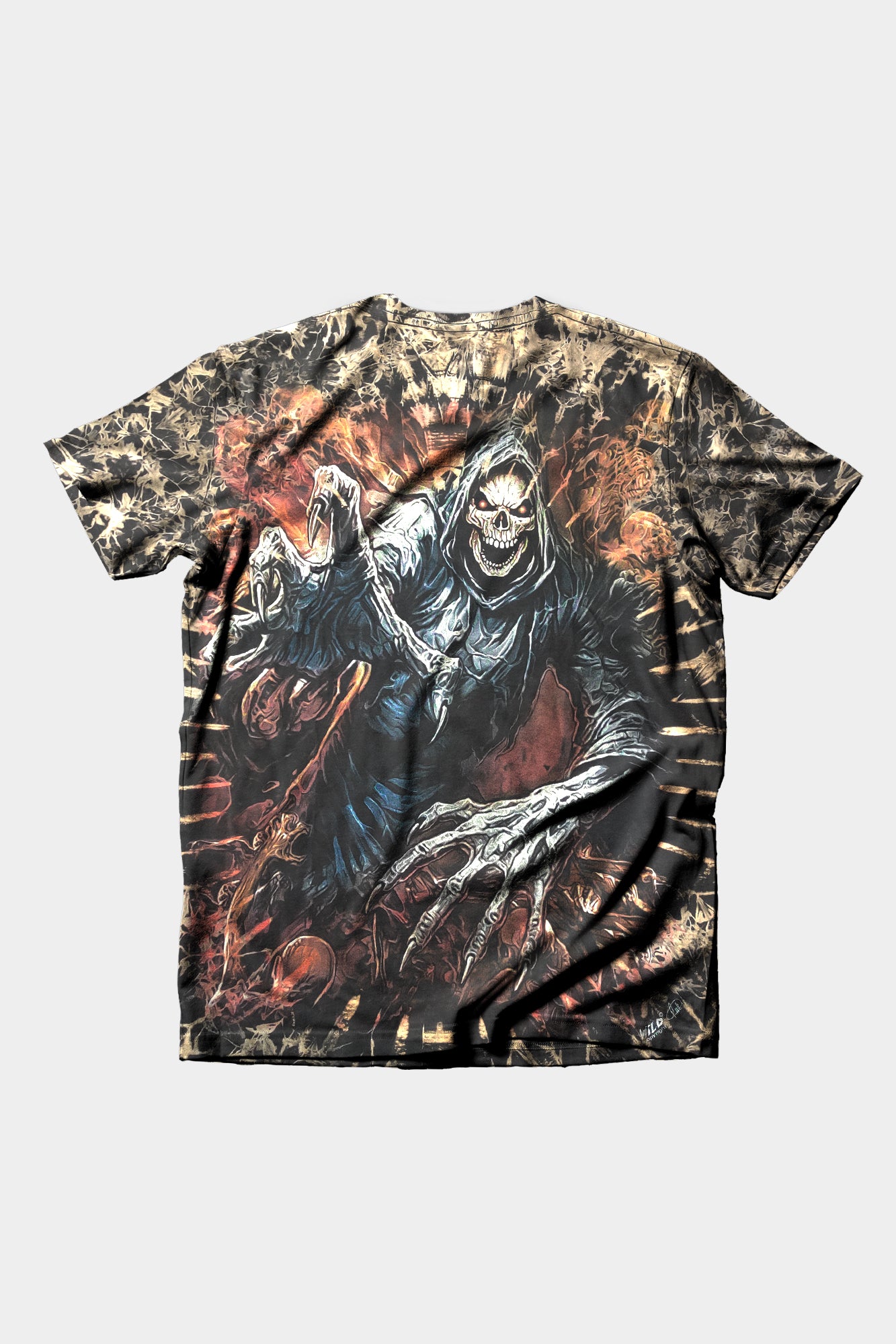 Wild Clothing Tie-Dye mit Death is coming T-Shirt