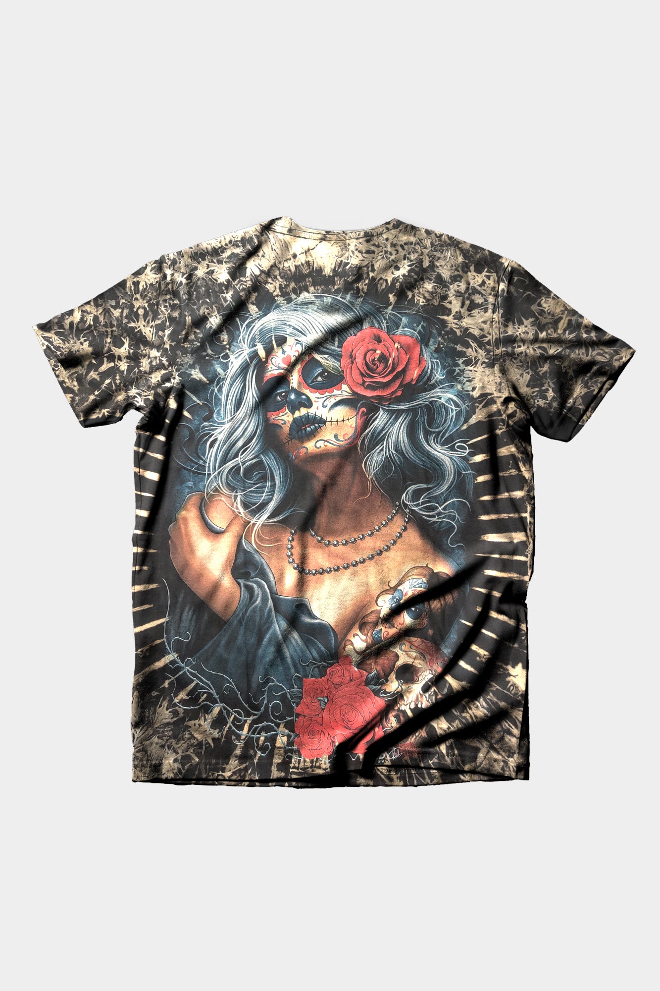 Wild Clothing Tie-Dye mit Tag des Todes La Catrina T-Shirt