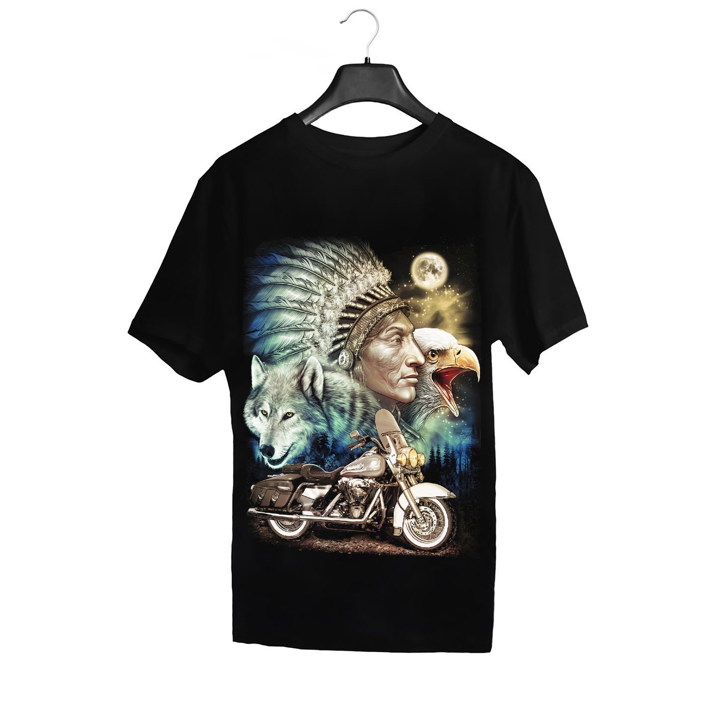 Wild Clothing Indianer Biker T-Shirt
