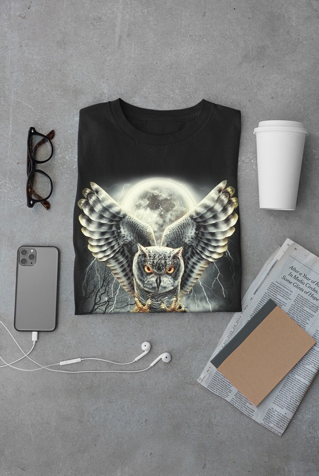 Wild Clothing Eule Kinder T-Shirt