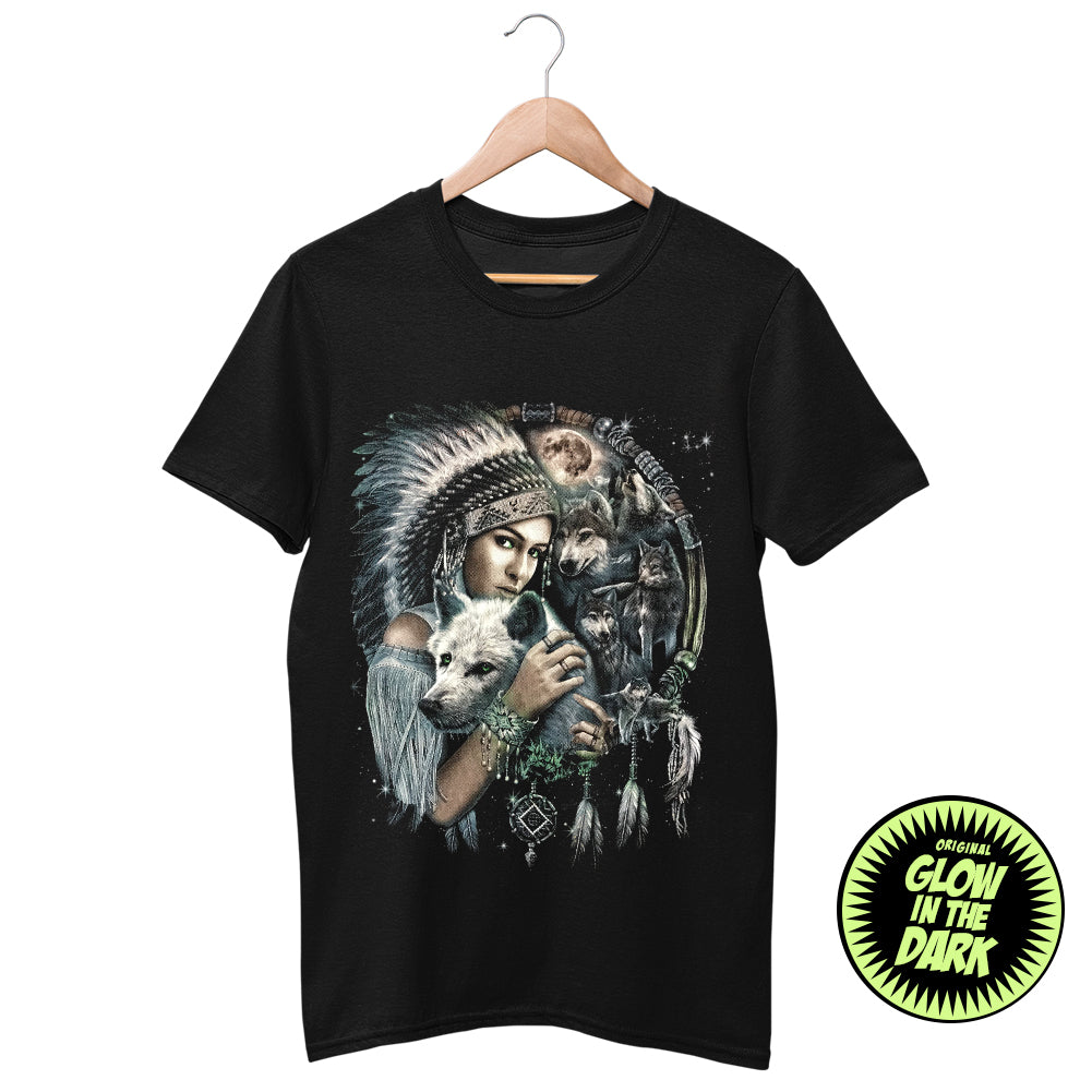 Wild Clothing Wolf mit Indianer Kinder T-Shirt