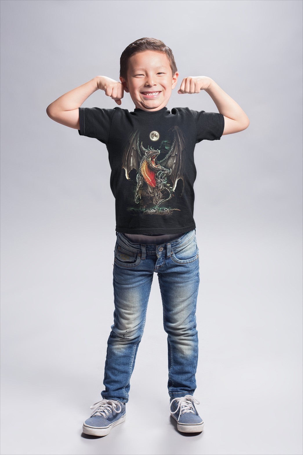 Wild Clothing Skull Dragon Kinder T-Shirt