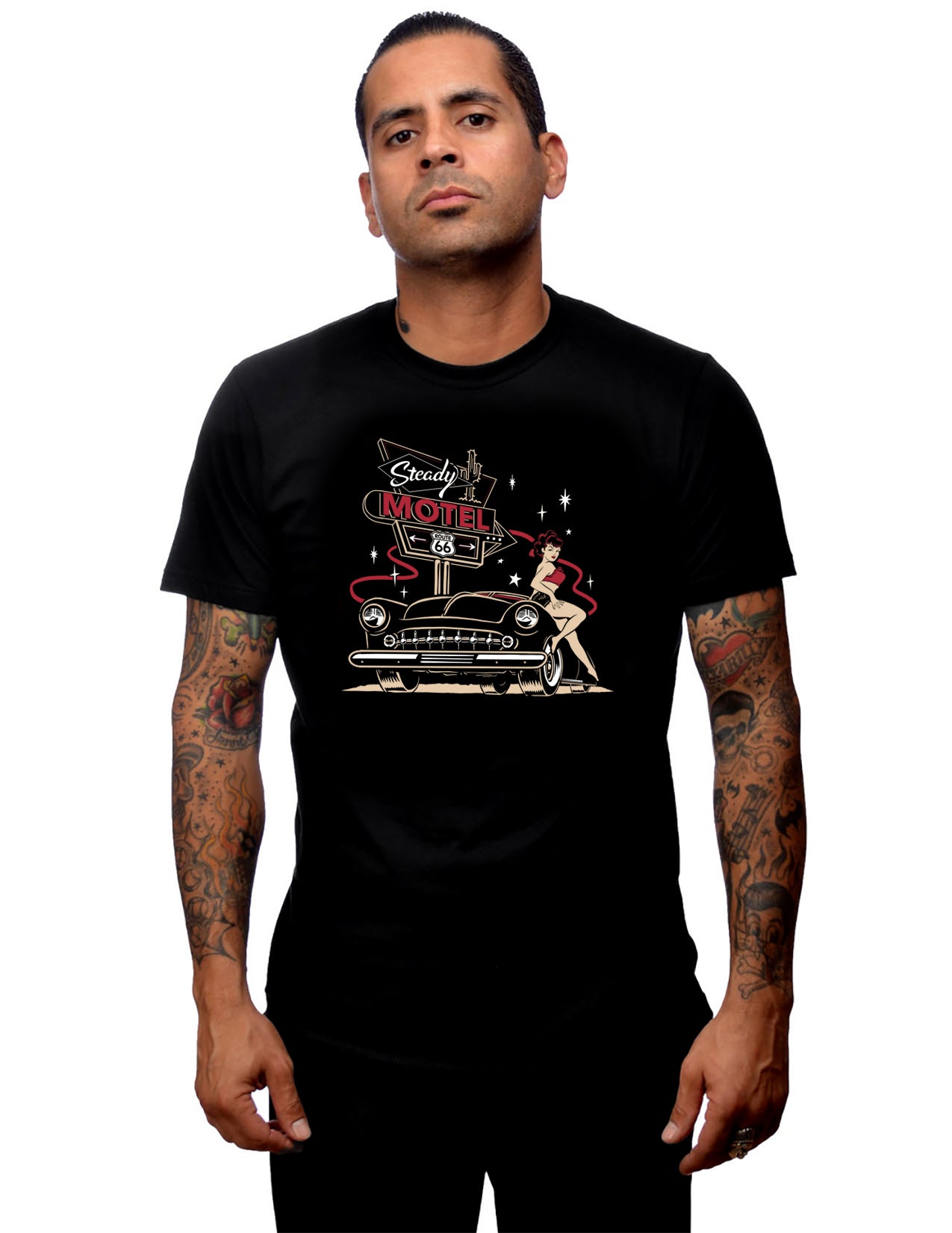 Steady Clothing T-Shirt Motel 66