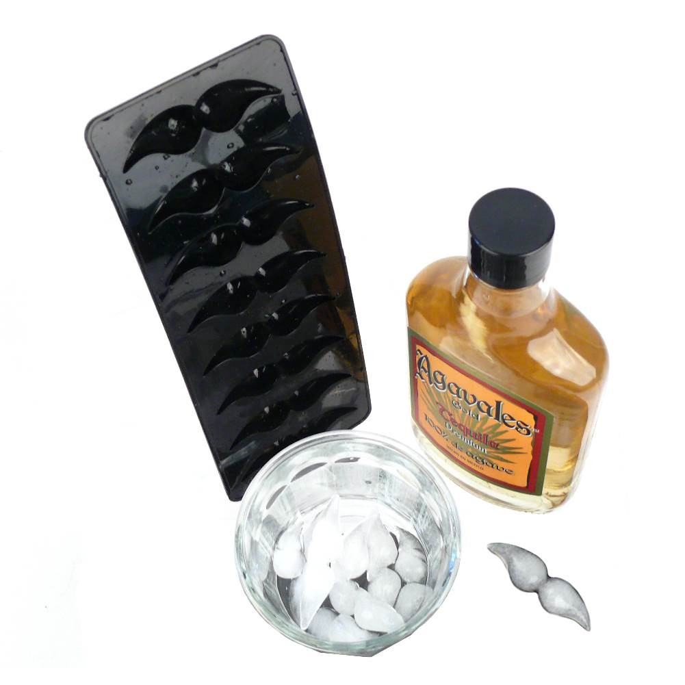 Schnurrbart Eiswürfelform