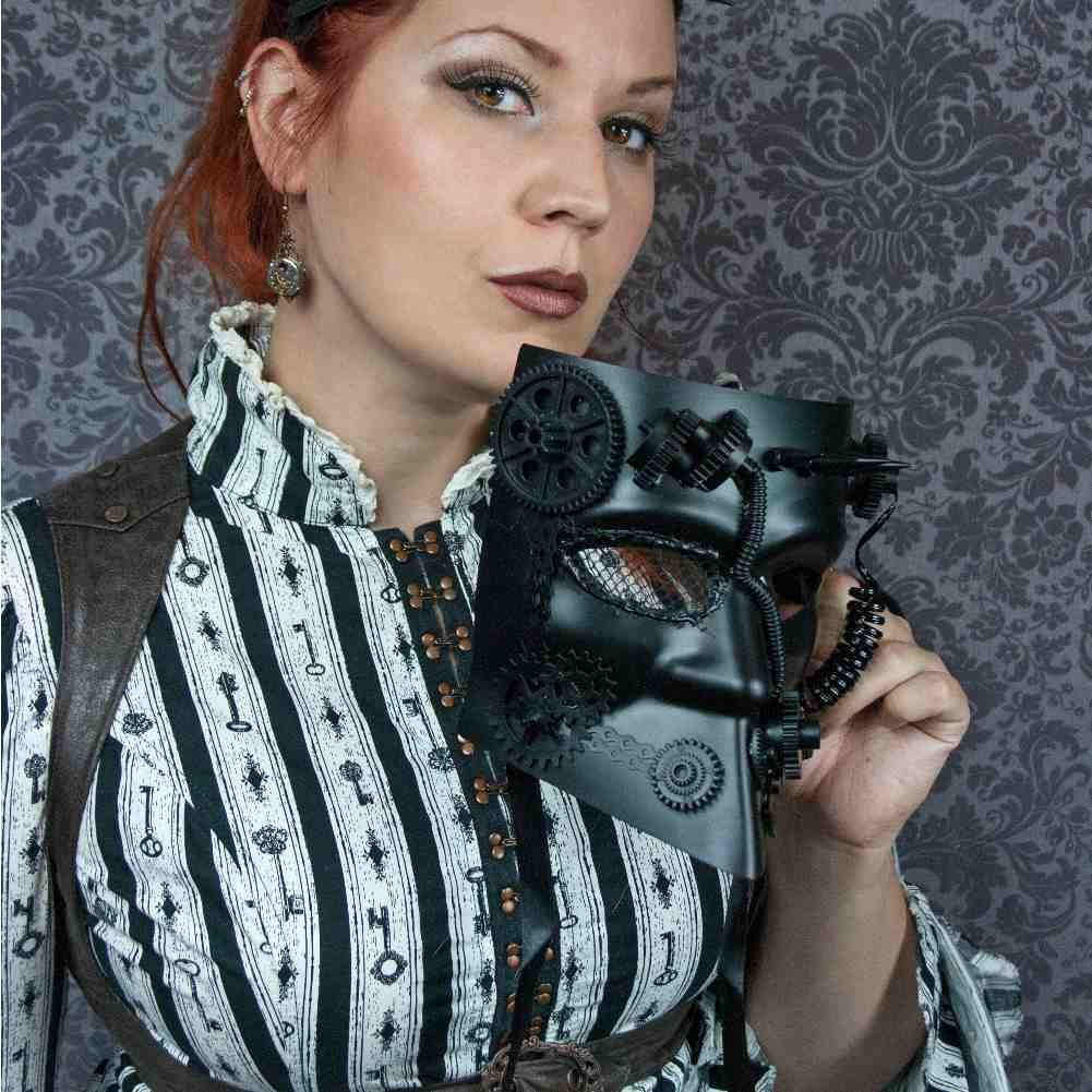Venezianische Steampunk Maske