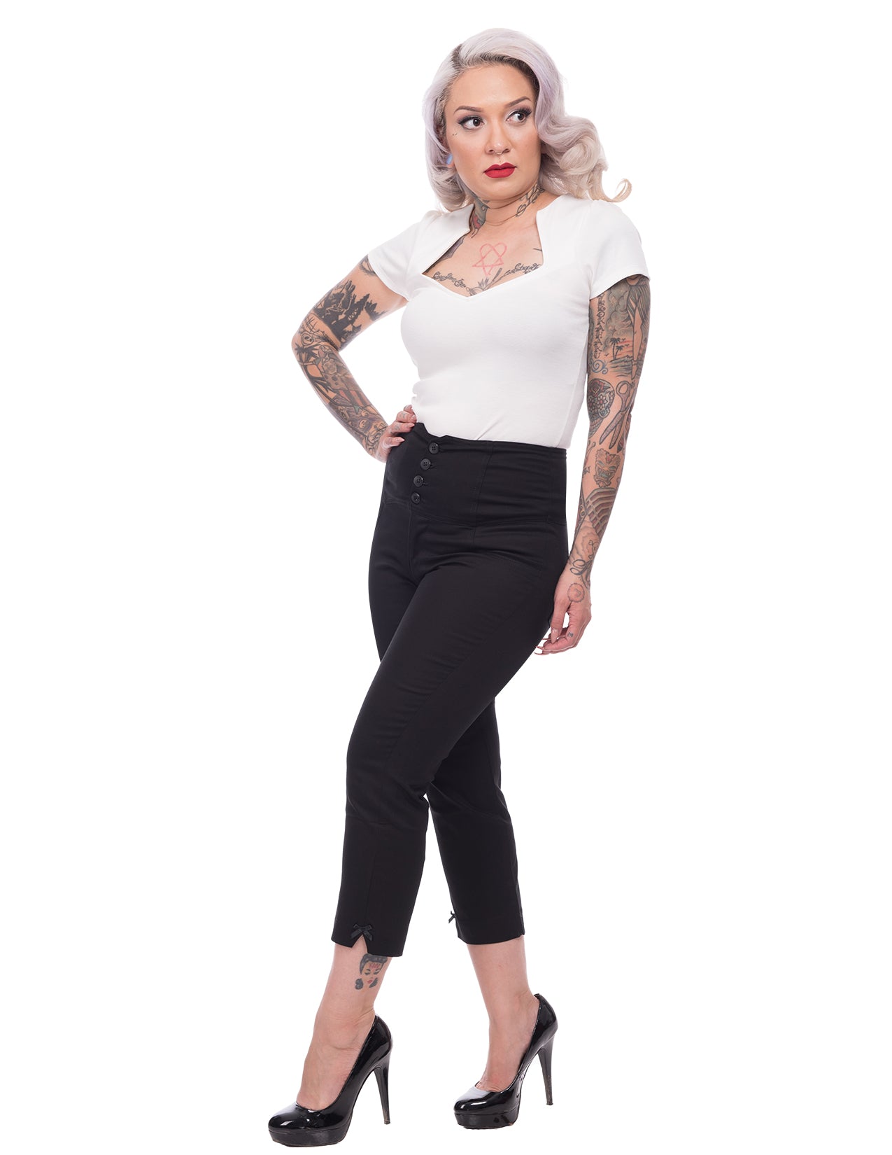 Steady Clothing High Waist Millenium Caprihose