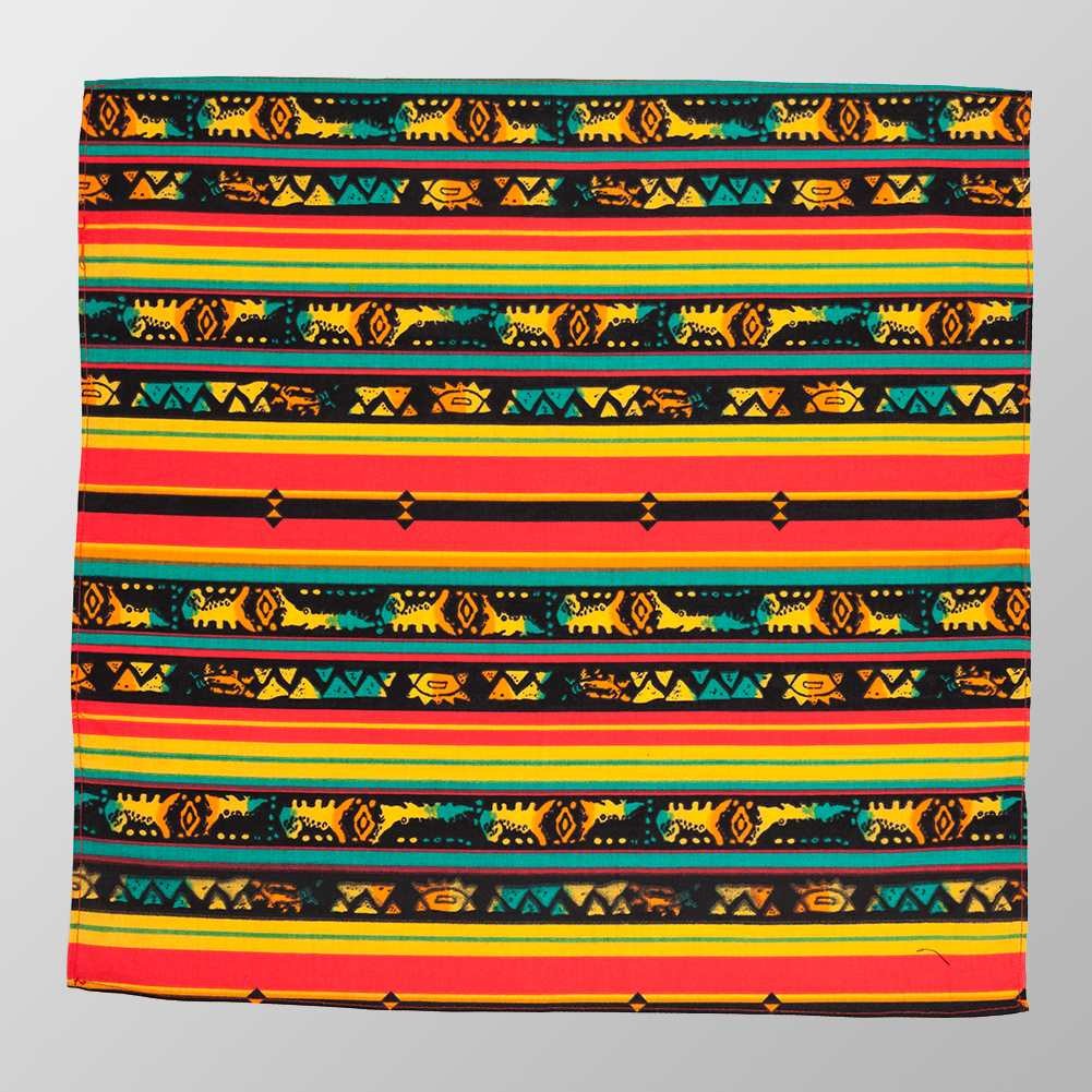 Bandana Halstuch Multicolor Rastafari 55 cm x 55 cm