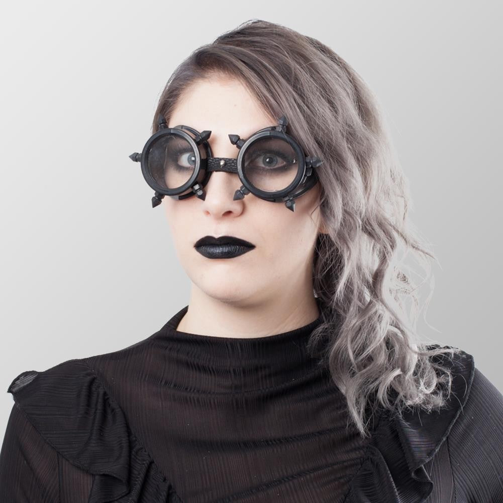 Steampunk Brille mit Spitzen