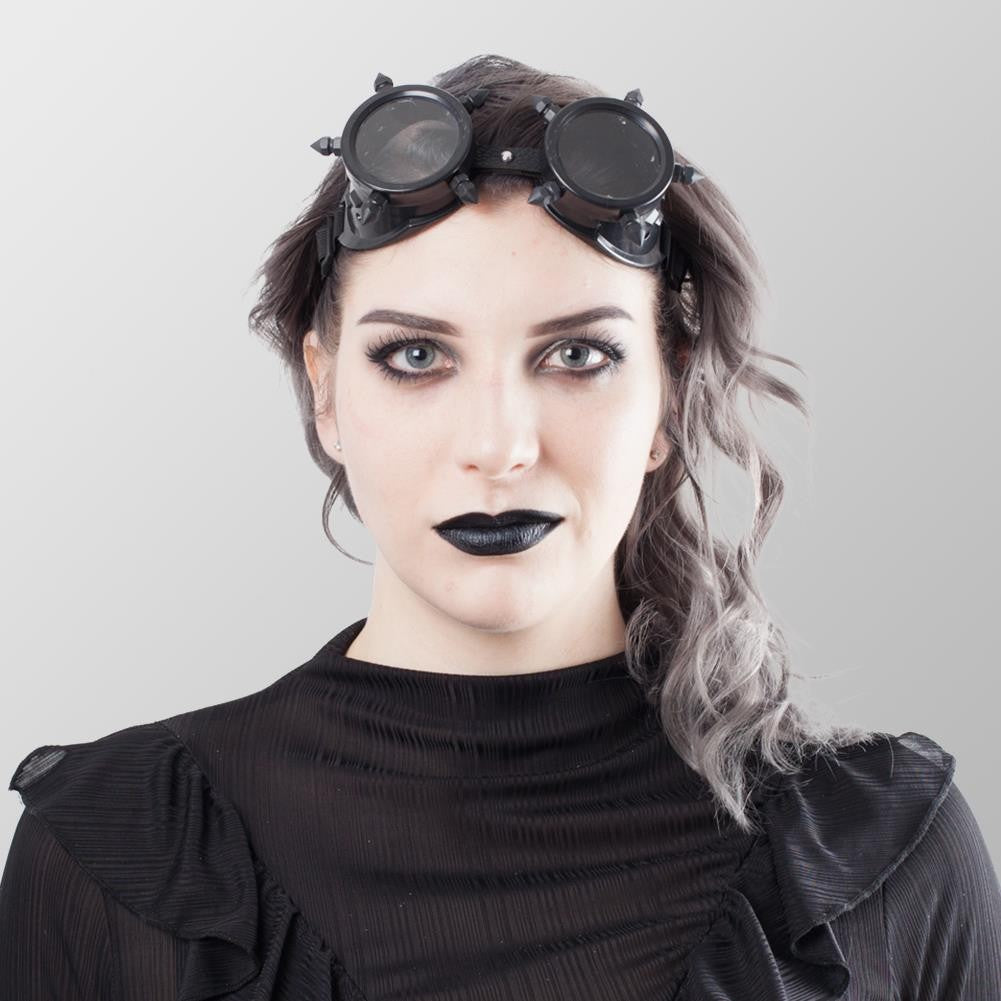 Steampunk Brille mit Spitzen