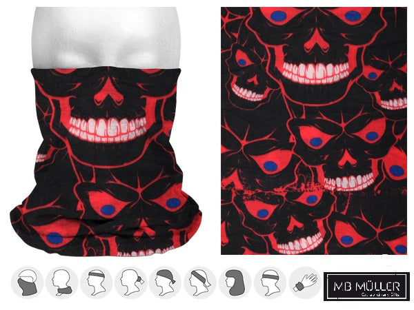 Totenkopf Multifunktionsschal