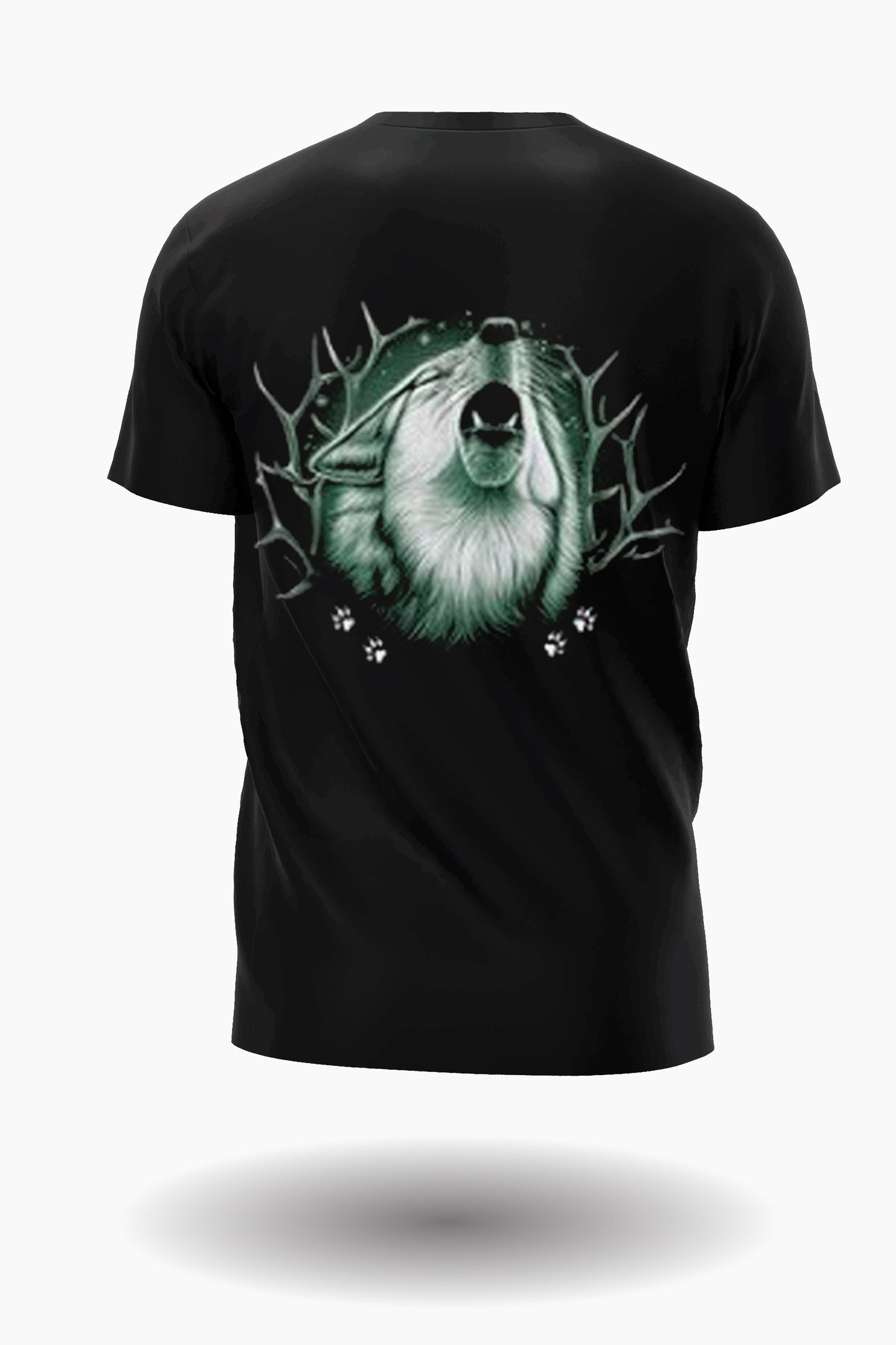 Wild Clothing Wolf in der Nacht mit Mond T-Shirt