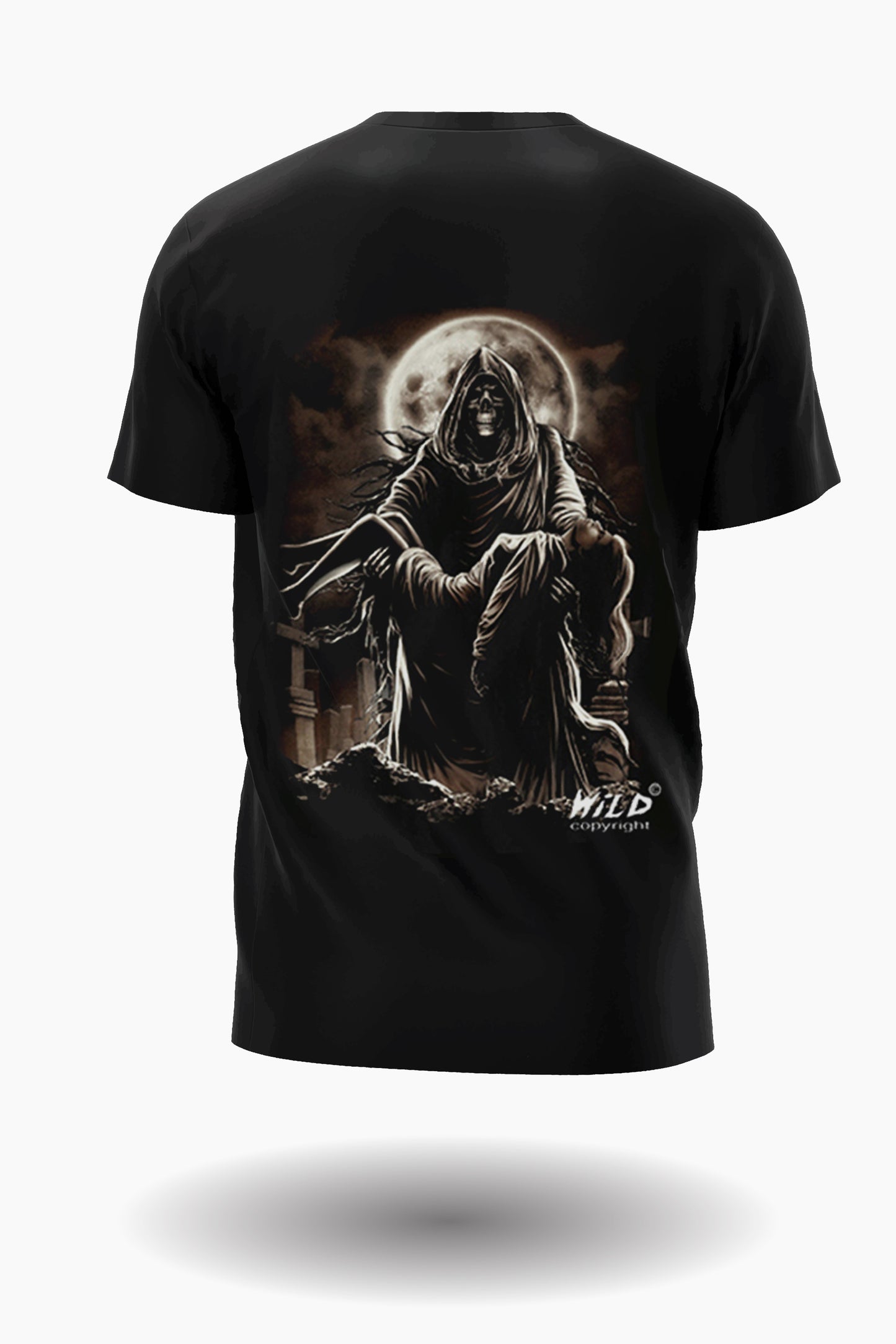 Wild Clothing Reaper und Königin auf dem Thron T-Shirt