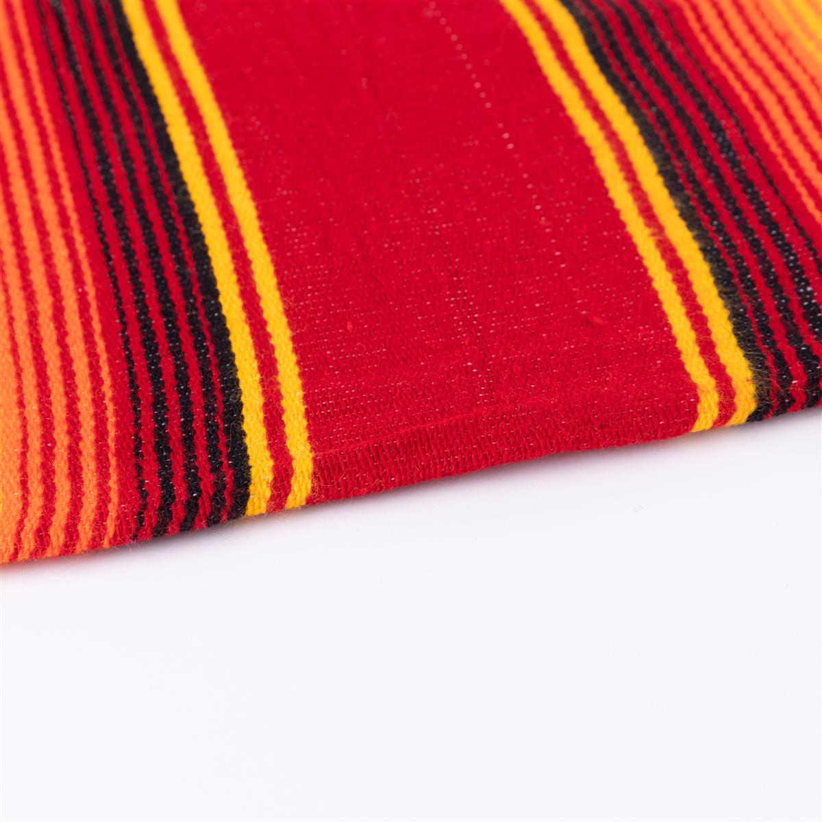 Feuer Rote Orignal Gestreifte Sarape Decke
