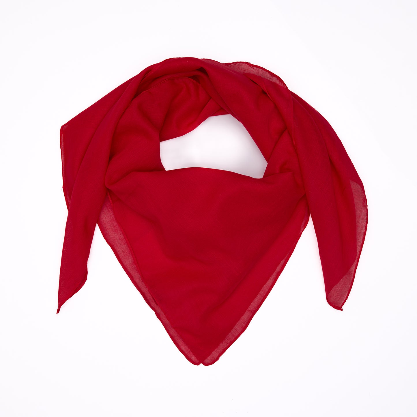 Baumwolltuch Rot Uni