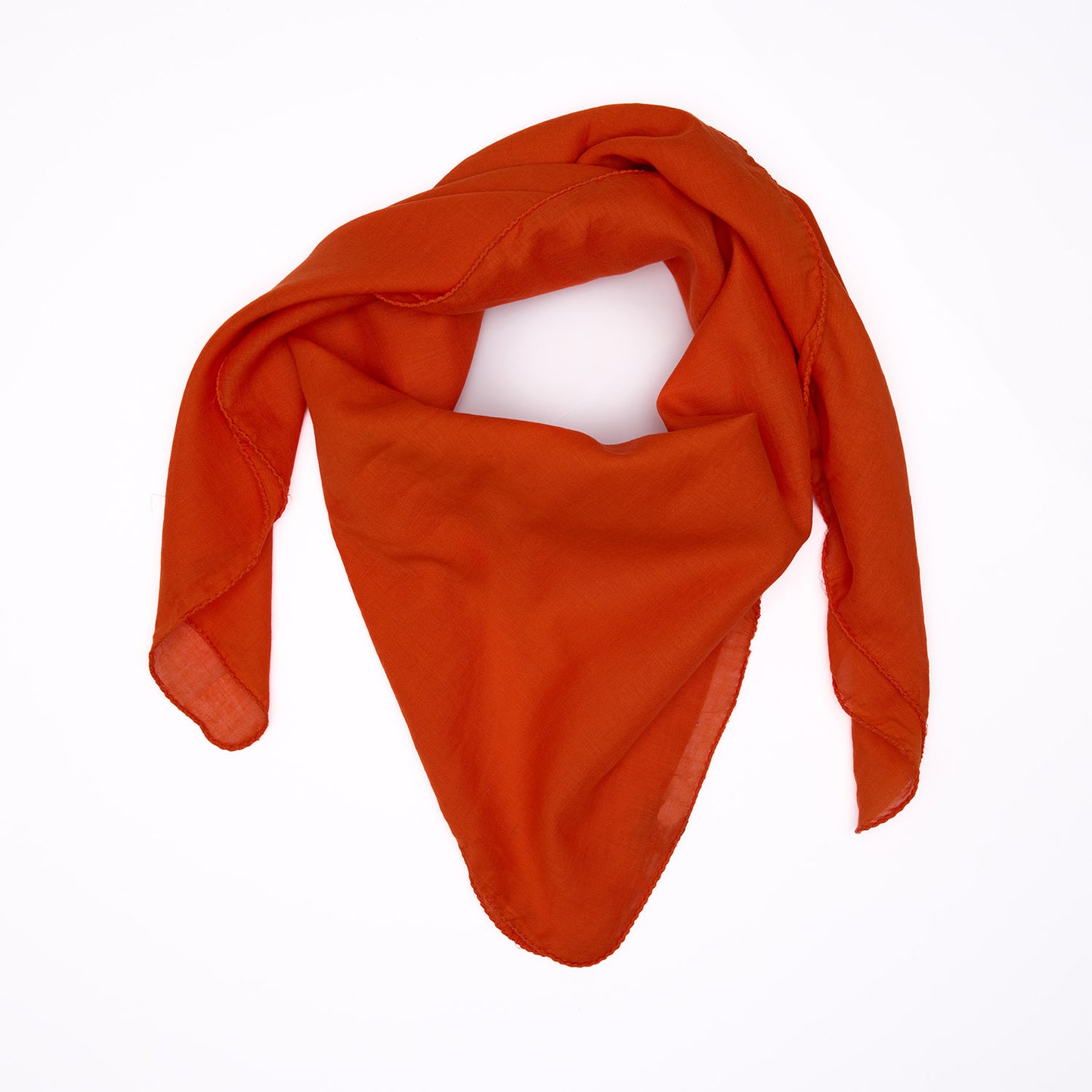 Baumwolltuch Orange Uni