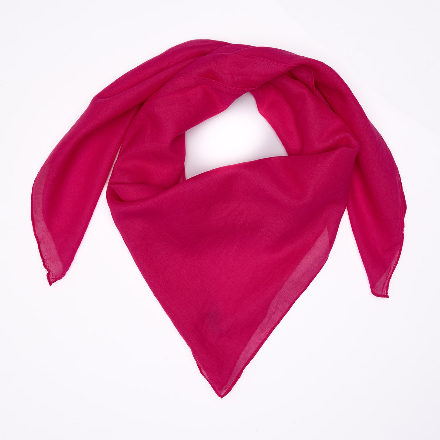 Baumwolltuch Dunkelpink Uni