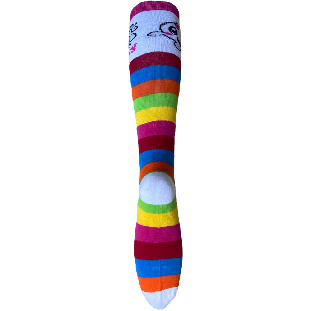 Monster Regenbogen Socken Gestreift Einheitsgröße