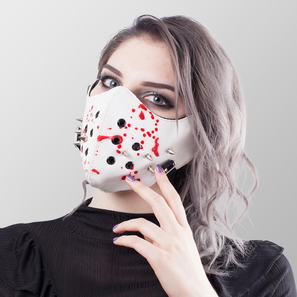 Leatherette Mundmaske Blood Nurse