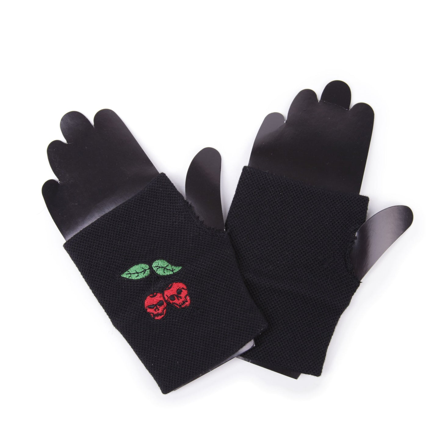 Fingerlose Handschuhe Death Kirschen Design