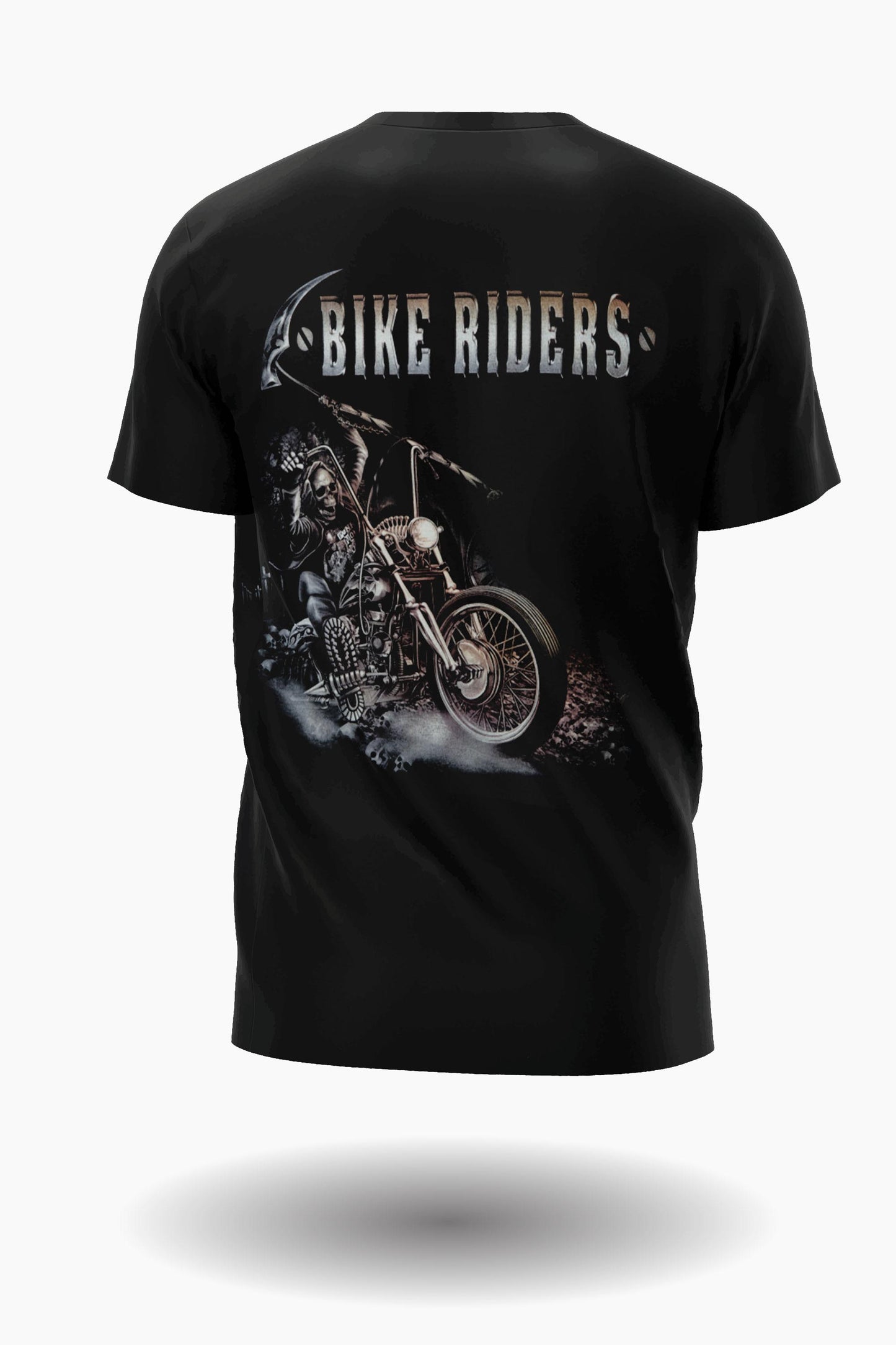 Wild Clothing Death Biker im Feuer T-Shirt