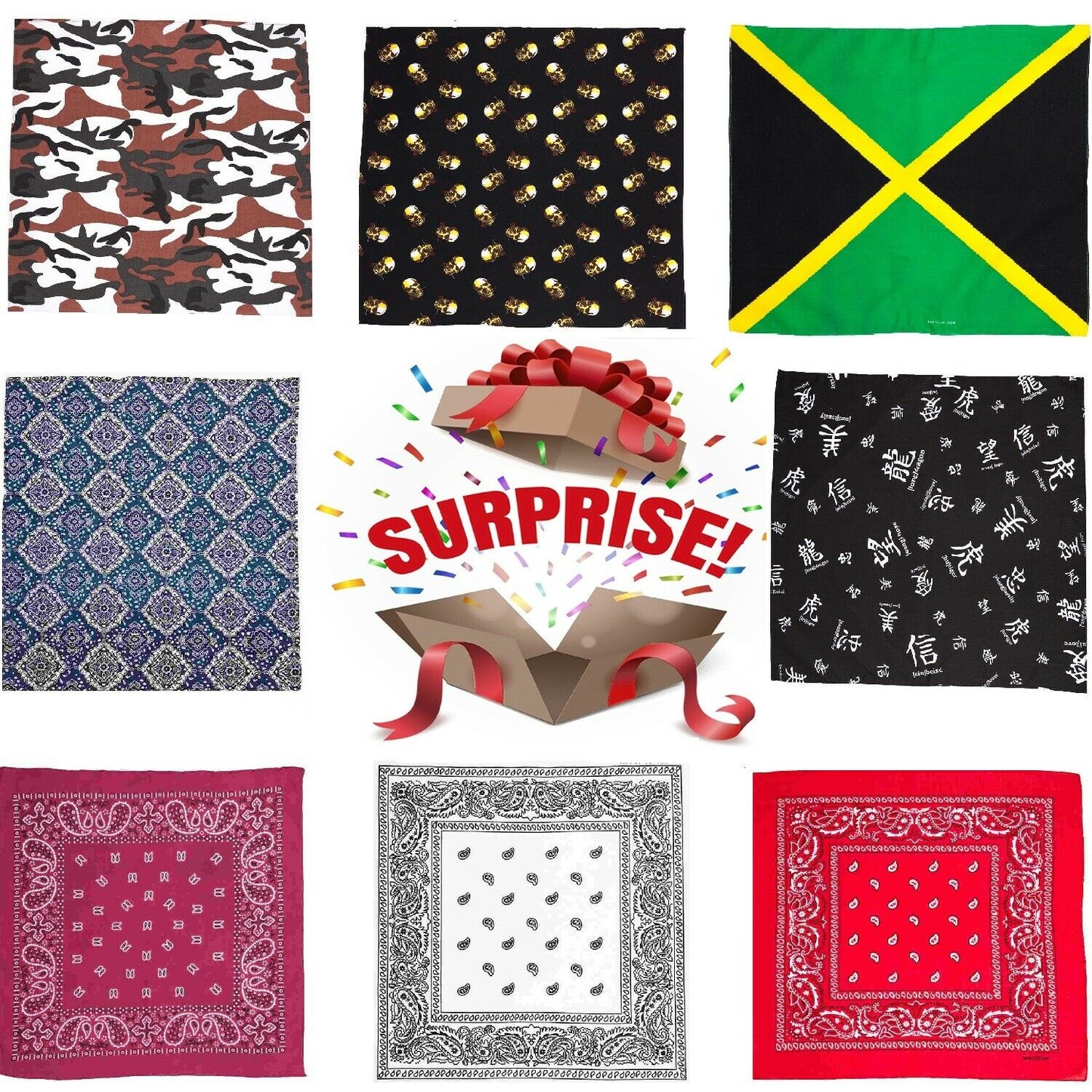 Bandanas MysteryBox 12er Set Sparset