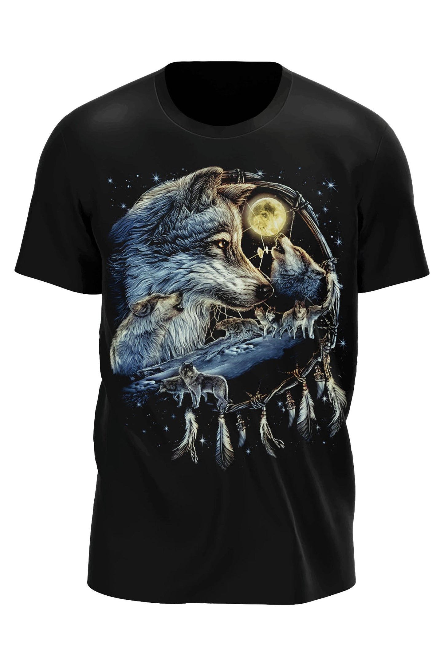Wild Clothing Wolf in Traumfänger T-Shirt