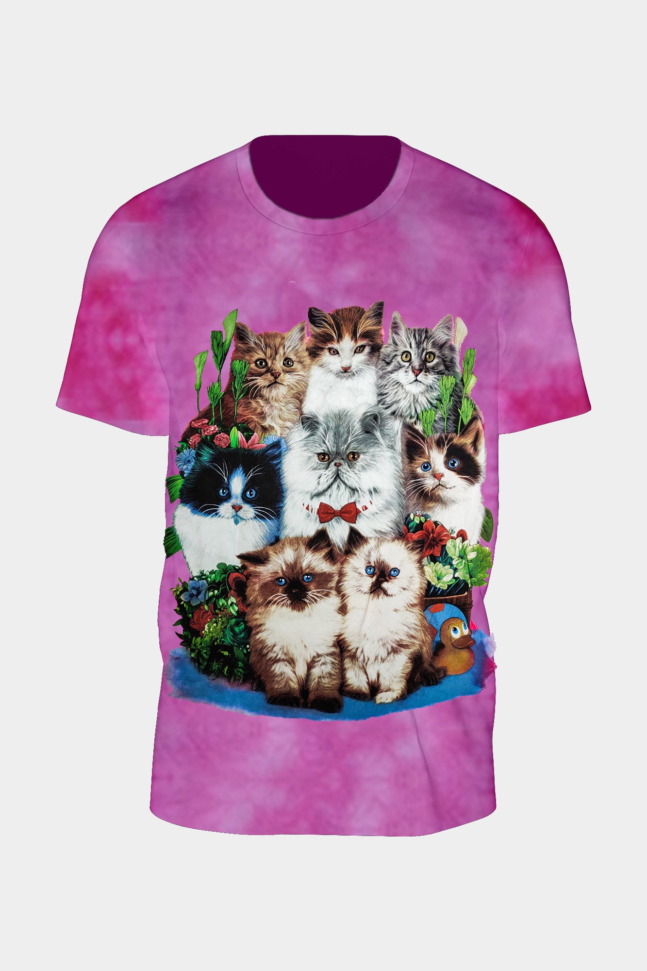 Wild Clothing 8 Katzen T-Shirt Pink
