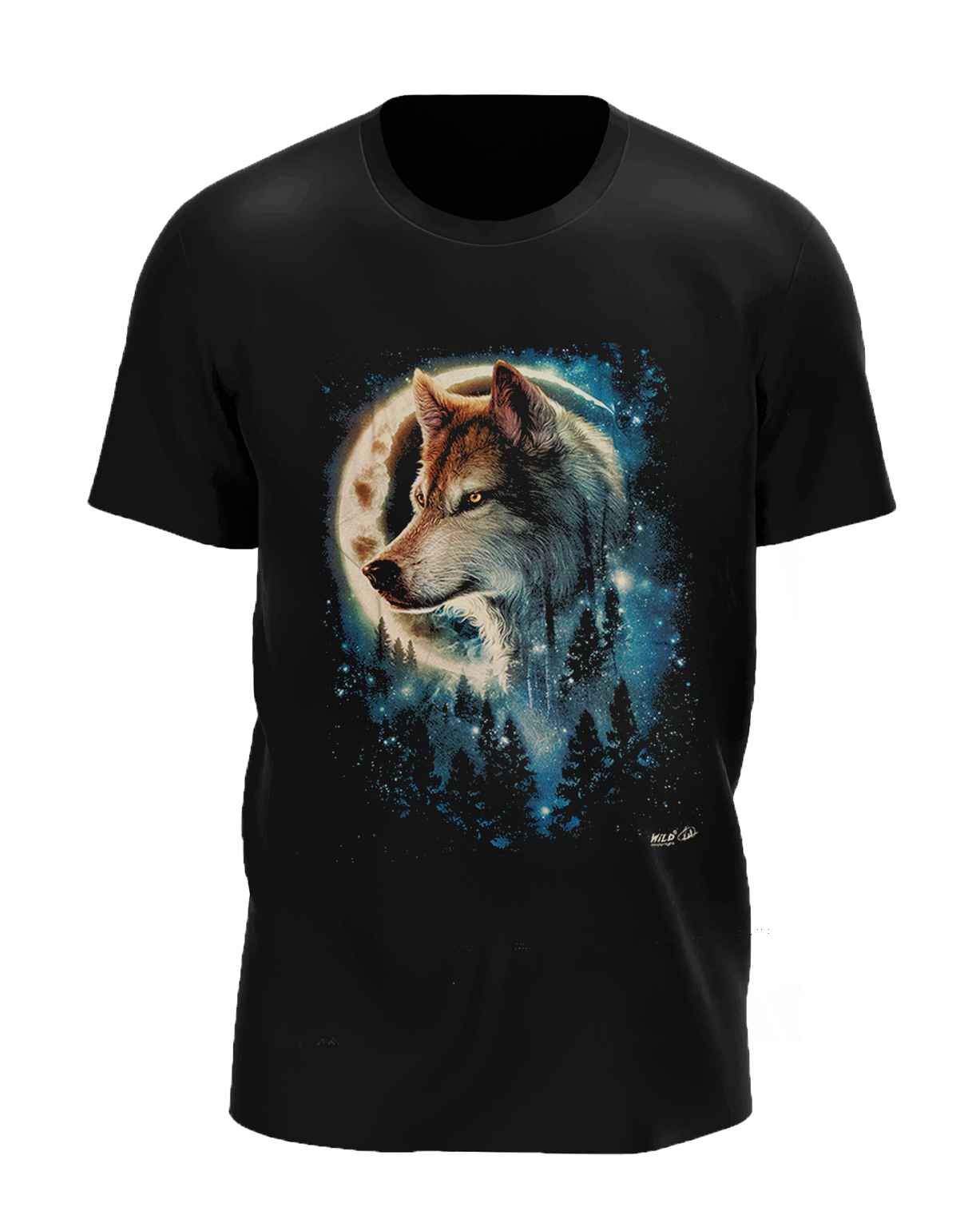 Wolf bei Nacht