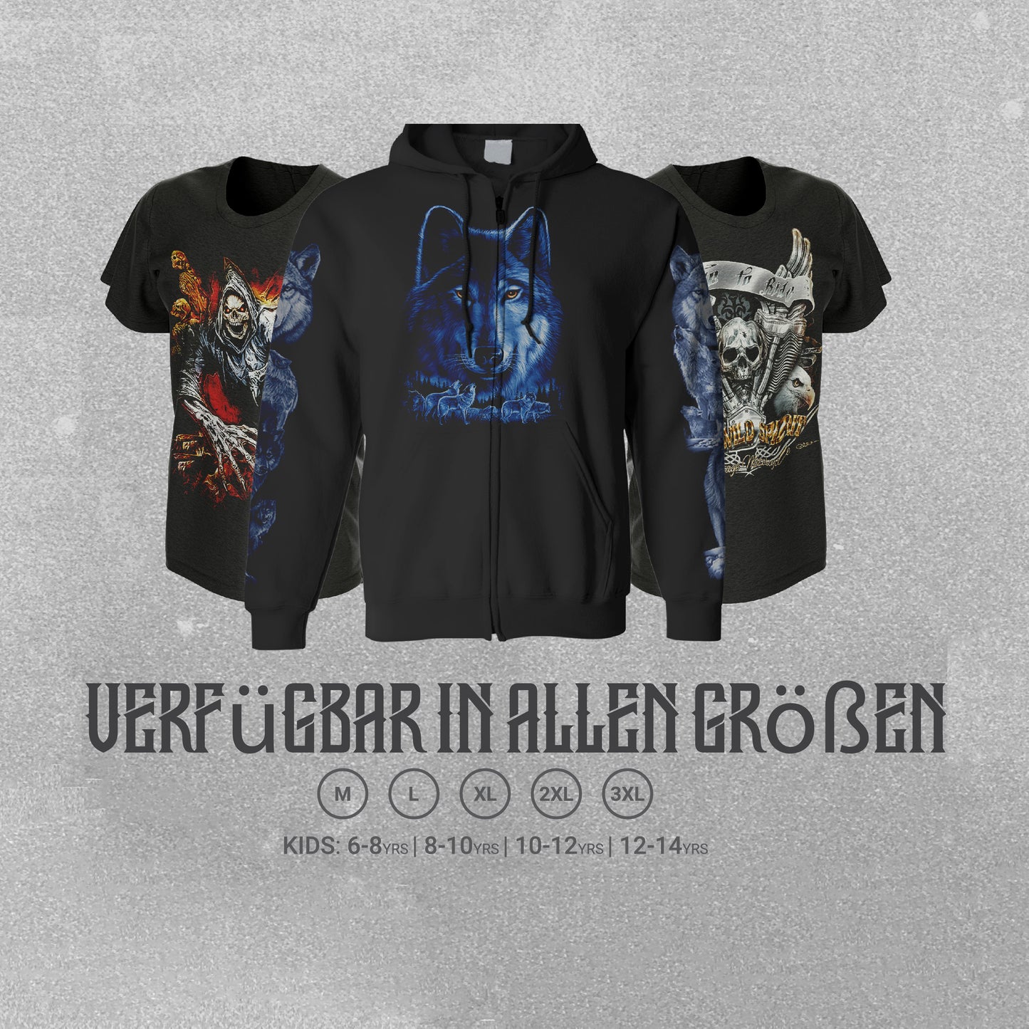 Wild Clothing Raser Death Biker T-Shirt