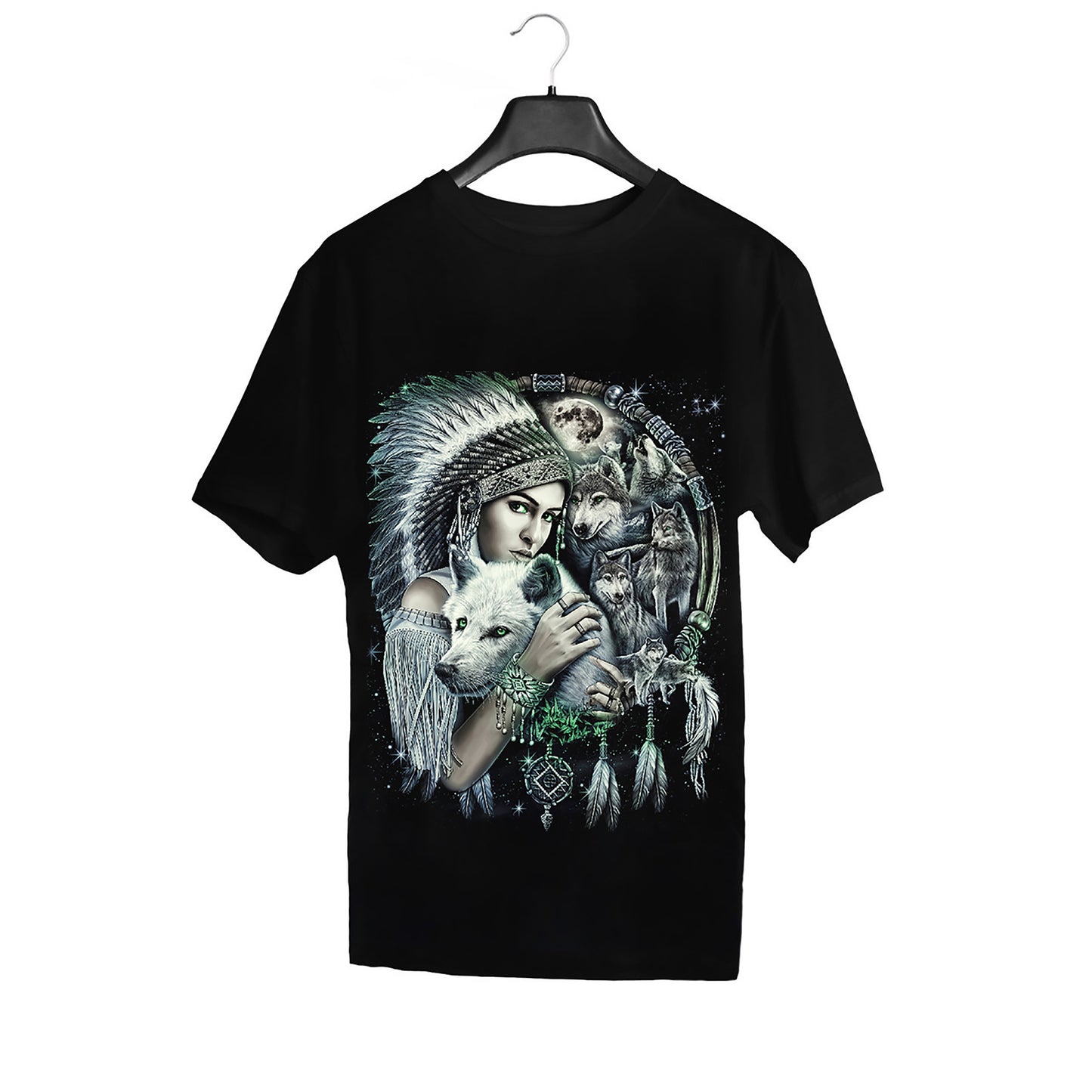 Wild Clothing Wolf und Traumfänger T-Shirt