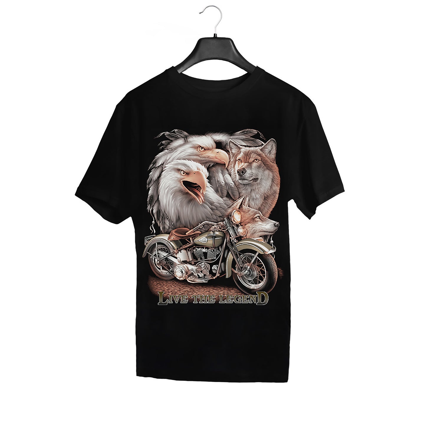 Wild Clothing Live the Legand Biker T-Shirt