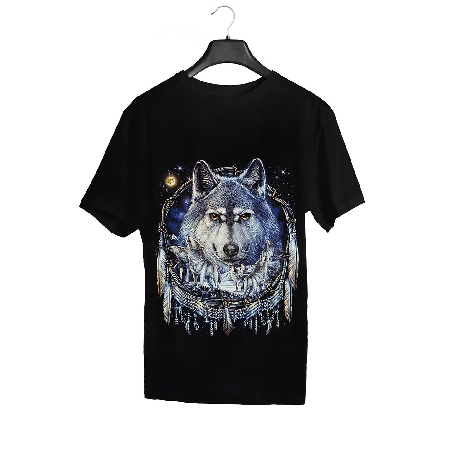 Wild Clothing Wolf und Traumfänger T-Shirt
