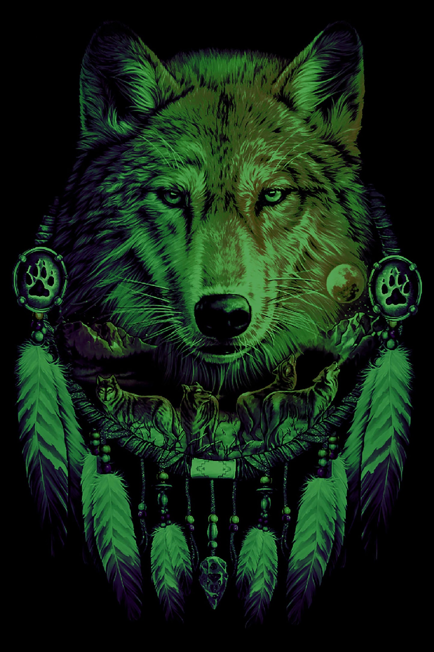 Wild Clothing Traunfänger und Wolf T-Shirt