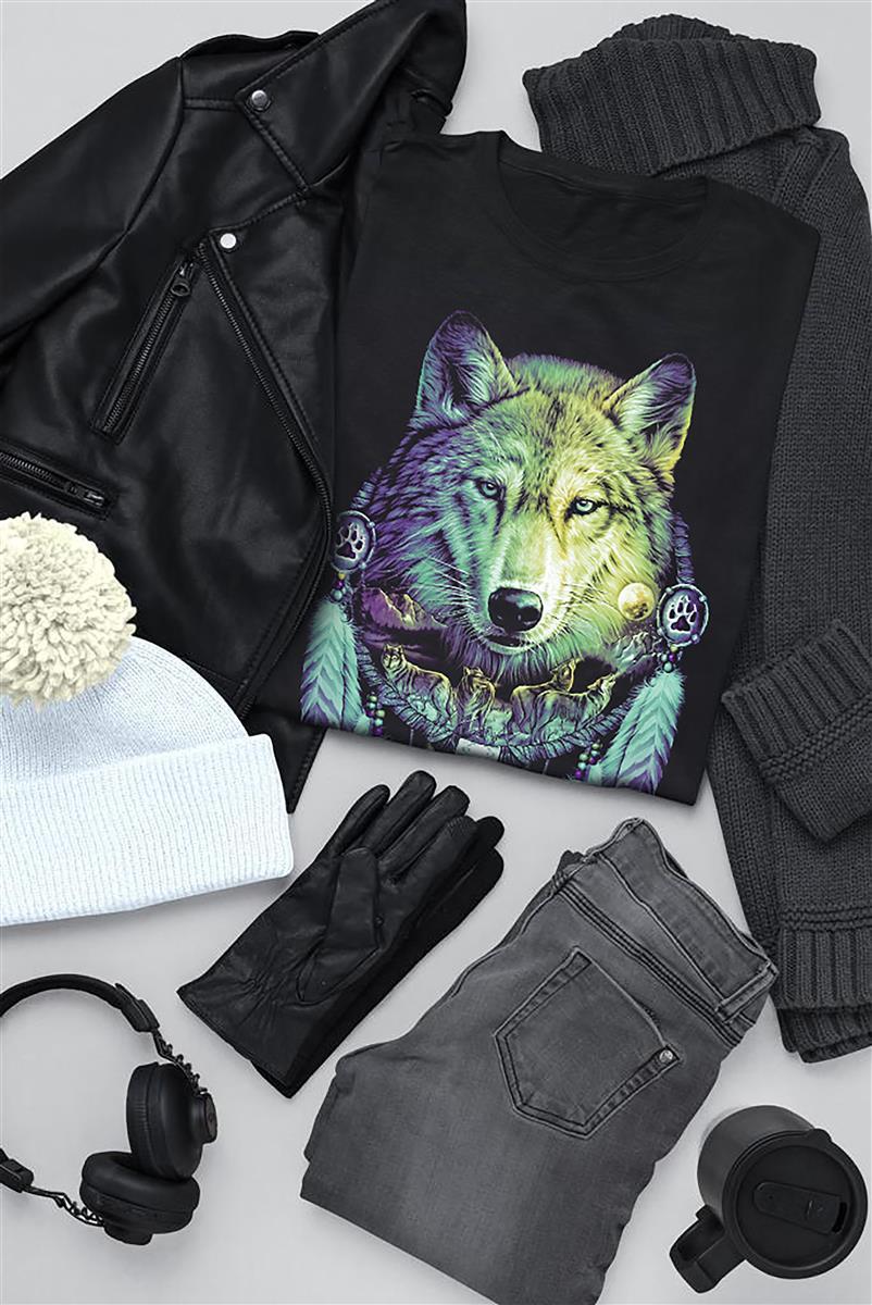 Wild Clothing Traunfänger und Wolf T-Shirt
