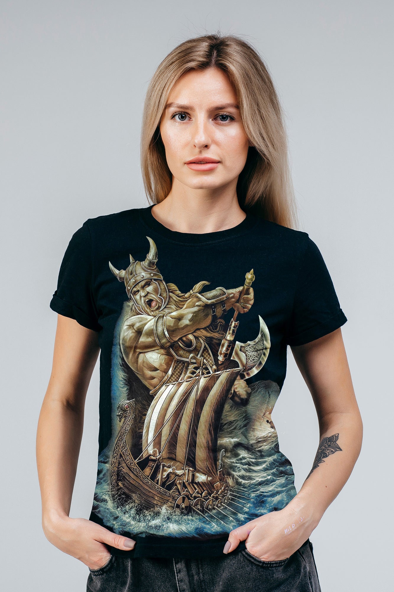Wild Clothing Vikinger Krieger T-Shirt
