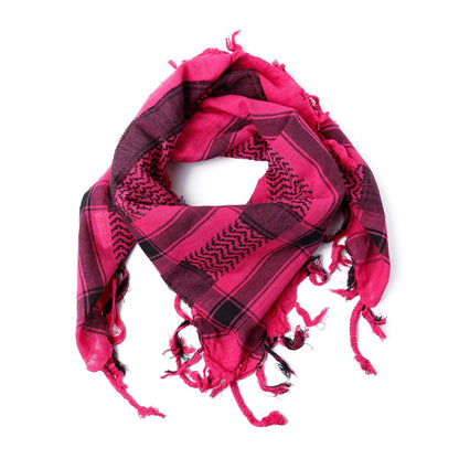 Palästinensertuch Shemagh Kufiya in Schwarz Pink