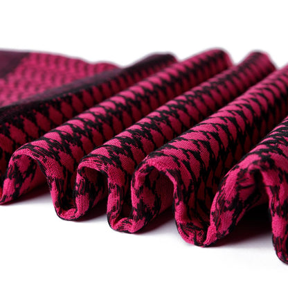 Palästinensertuch Shemagh Kufiya in Schwarz Pink