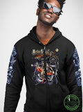 Wild Clothing Biker Girl Sweatjacke Hoodie