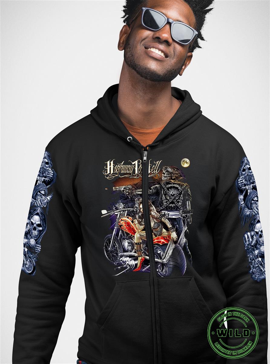 Wild Clothing Biker Girl Sweatjacke Hoodie