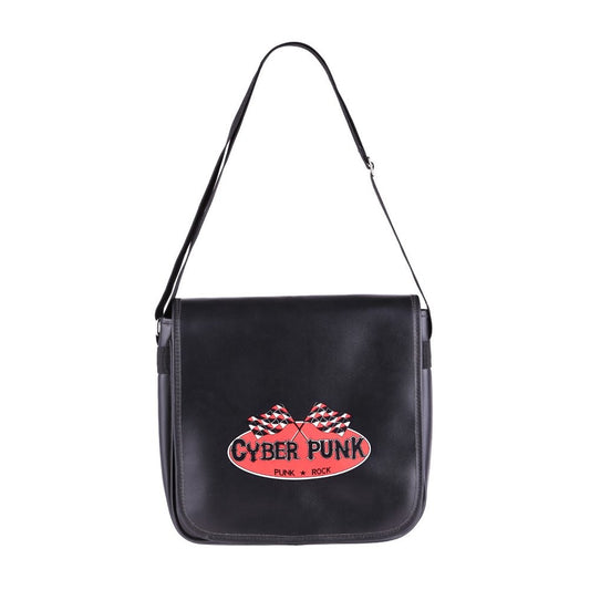Cyber Punk Messenger Tasche aus Hochwertigem Kunstleder