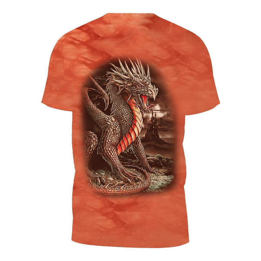 Wild Clothing Tie-Dye Orange Drachen T-Shirt