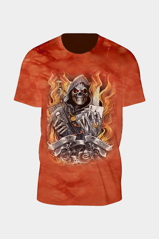 Wild Clothing Tie-Dye Orangen Death spielt T-Shirt